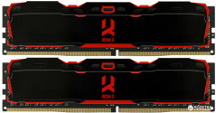 Оперативная память Goodram DDR4-3000 16384MB PC4-24000 (Kit of 2x8192) IRDM X Black (IR-X3000D464L16S/16GDC)