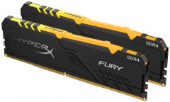 Оперативная память HyperX DDR4-3466 16384MB PC4-27700 (Kit of 2x8192) Fury RGB Black (HX434C16FB3AK2/16)