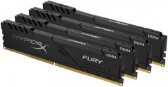 Оперативная память HyperX DDR4-3000 65536MB PC4-24000 (Kit of 4x16384) Fury Black (HX430C15FB3K4/64)