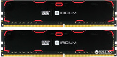 Оперативная память Goodram DDR4-2400 16384MB PC4-19200 (Kit of 2x8192) IRDM Black (IR-2400D464L15S/16GDC)