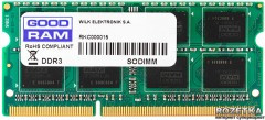 Оперативная память Goodram SODIMM DDR3L-1600 4096MB PC3-12800 (GR1600S3V64L11S/4G)