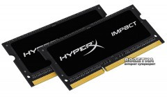 Оперативная память HyperX SODIMM DDR3L-1866 16384MB PC3-14900 (Kit of 2x8192) Impact (HX318LS11IBK2/16)