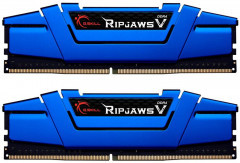 Оперативная память G.Skill DDR4-2666 16384MB PC4-21300 (Kit of 2x8192) Ripjaws V Blue (F4-2666C15D-16GVB)