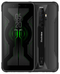 Смартфон водостойкий, не убиваемый с мощной большой батареей на 2 сим Blackview BV6300 Pro green 6/128 гб