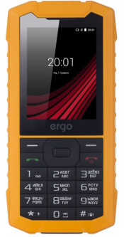 Мобильный телефон Ergo F245 Strength Dual Sim yellow black