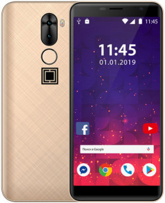 Смартфон Assistant AS-601L/4G/NFC Gold 2/16 гб Quad Core