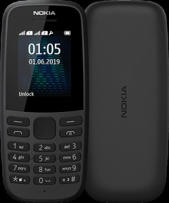 Мобильный телефон Nokia 105 TA-1174 Dual Sim 2019 Black
