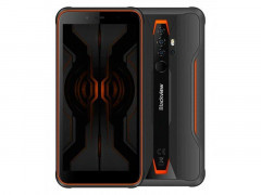 Смартфон водостойкий, не убиваемый с мощной большой батареей на 2 сим Blackview BV6300 Pro orange 6/128 гб