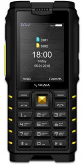 Мобильный телефон Sigma mobile X-Treme DZ68 Black-Yellow