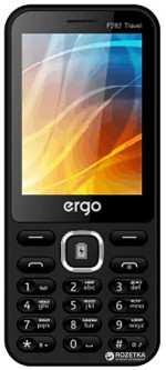 Мобильный телефон Ergo F282 Travel Dual Sim Black
