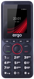Мобильный телефон Ergo F188 Play Dual Sim Black (6487742)
