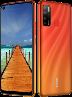 Мобильный телефон Tecno Spark 5 Pro 4/128GB Orange (4895180760280)