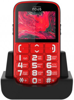 Мобильный телефон Nous Helper Red/Black