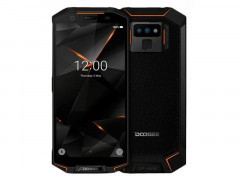 Смартфон защищенный оранжевый с большим дисплеем на 2 сим карты Doogee S70 orange / gamepad 6/64 гб