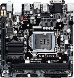 Материнская плата Gigabyte GA-H110N (s1151, Intel H110, PCI-Ex16)