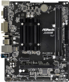 Материнская плата ASRock J3355M (Intel Celeron J3355, SoC, PCI-Ex16)