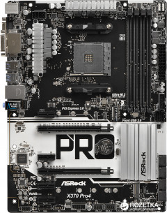 Материнская плата ASRock X370 Pro4 (sAM4, AMD X370, PCI-Ex16)