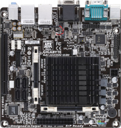Материнская плата Gigabyte GA-J3455N-D3H (Intel Celeron J3455, SoC, PCI)