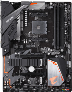 Материнская плата Gigabyte B450 Aorus Elite (sAM4, AMD B450, PCI-Ex16)