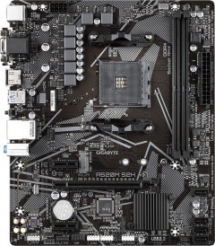 Материнская плата Gigabyte A520M S2H (sAM4, AMD A520, PCI-Ex16)