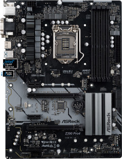 Материнская плата ASRock Z390 Pro4 (s1151, Intel Z390, PCI-Ex16)