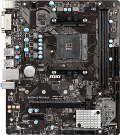 Материнская плата MSI B450M-A Pro Max (sAM4, AMD B450, PCI-Ex16)