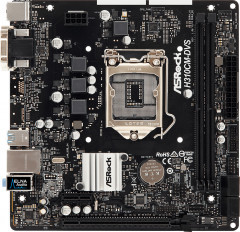 Материнская плата ASRock H310CM-DVS (s1151, Intel H310, PCI-Ex16)