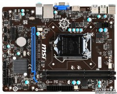 Материнская плата MSI H81M-E33 (s1150, Intel H81, PCI-E 2.0x16)