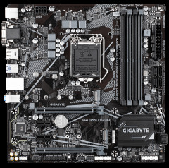Материнская плата Gigabyte H470M DS3H (s1200, Intel H470, PCI-Ex16)