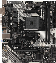 Материнская плата ASRock X370M-HDV R4.0 (sAM4, AMD X370, PCI-Ex16)