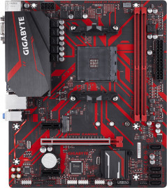 Материнская плата Gigabyte B450M Gaming (sAM4, AMD B450, PCI-Ex16)