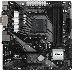 Материнская плата ASRock A320M Pro4-F (sAM4, AMD A320, PCI-Ex16)