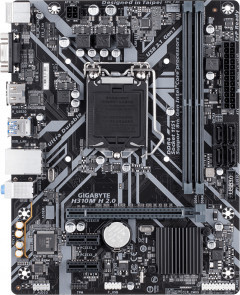 Материнская плата Gigabyte H310M H 2.0 (s1151, Intel H310, PCI-Ex16)