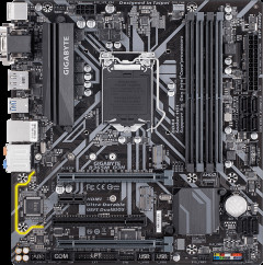 Материнская плата Gigabyte B365M D3H (s1151, Intel B365, PCI-Ex16)