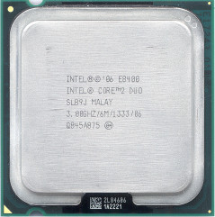 Процессор Intel Core 2 Duo E8400 3.00GHz/6M/1333 (SLB9J) s775, tray