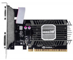INNO3D PCI-Ex GeForce GT 730 LP 1024MB DDR3 (64bit) (902/1600) (DVI, VGA, HDMI) (N730-1SDV-D3BX)