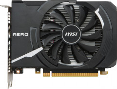 MSI PCI-Ex GeForce GTX 1050 Ti Aero ITX OCV1 4GB GDDR5 (128bit) (1341/7008) (DVI, HDMI, DisplayPort) (GTX 1050 TI AERO ITX 4G OCV1)