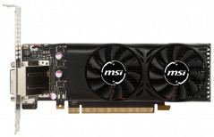 MSI PCI-Ex GeForce GTX 1050 Ti 4GT Low Profile 4GB GDDR5 (128bit) (1290/7008) (DVI, HDMI, DisplayPort) (GTX 1050 TI 4GT LP)