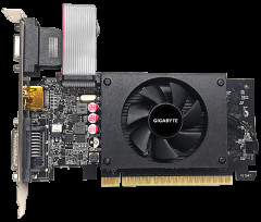 Gigabyte PCI-Ex GeForce GT 710 2048MB GDDR5 (64bit) (954/5010) (DVI, HDMI, VGA) (GV-N710D5-2GIL)