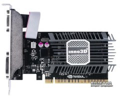 INNO3D PCI-Ex GeForce GT 730 LP 2048MB DDR3 (64bit) (902/1600) (DVI, VGA, HDMI) (N730-1SDV-E3BX)