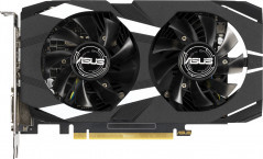 Asus PCI-Ex GeForce GTX 1650 Dual O4G OC 4GB GDDR5 (128bit) (1485/8002) (DVI, HDMI, DisplayPort) (DUAL-GTX1650-O4G)